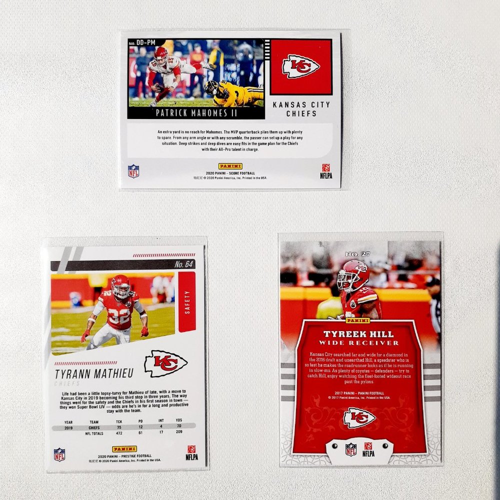 Kansas City Chiefs 9 Card Lot - FBL [16_4] - Picture 6 of 8